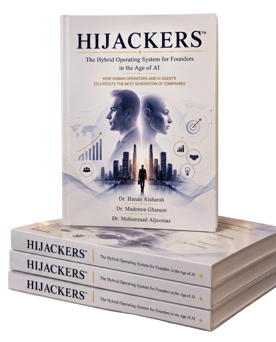 HIJACKERS: The Hybrid Operating System for Founders in the Age of AI, book cover
